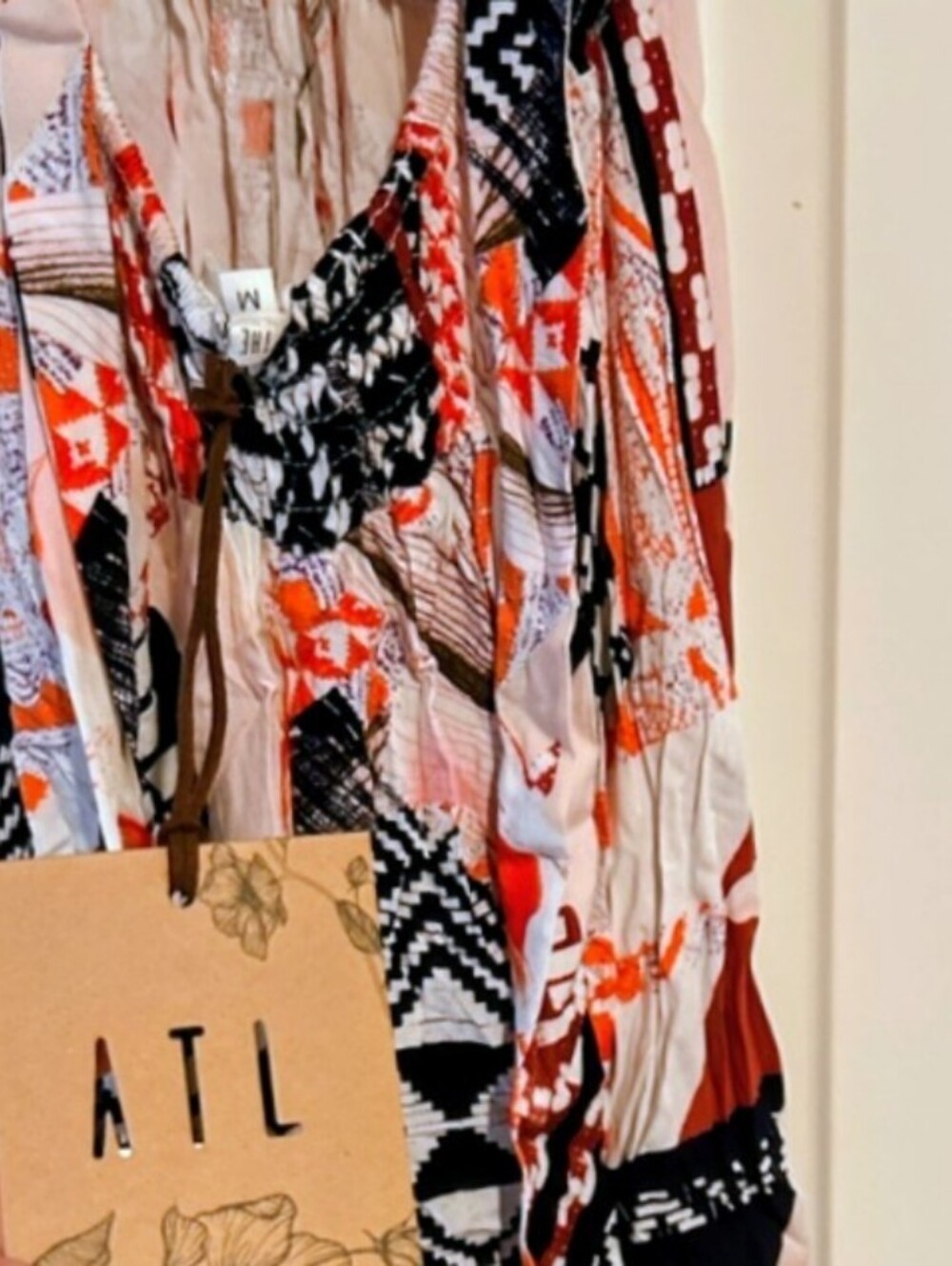 NWT! ANTHROPOLOGIE ABEL THE LABEL M ABSTRACT FEMININE FLOWING RESORT SUN DRESS - Picture 7 of 10
